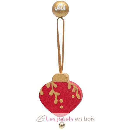 Set déco Noël rouges 3 pcs SE83098 Sevi 4