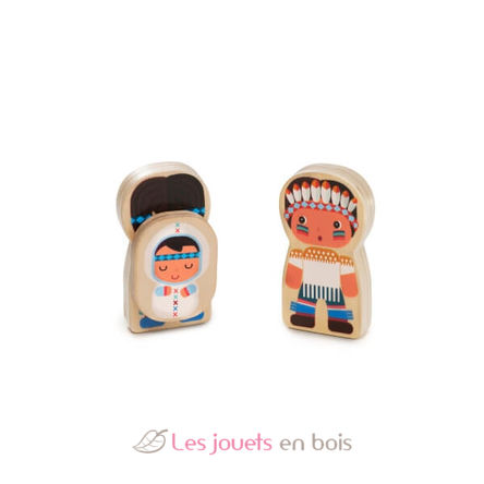 Le tipi et les indiens LL83146 Lilliputiens 3