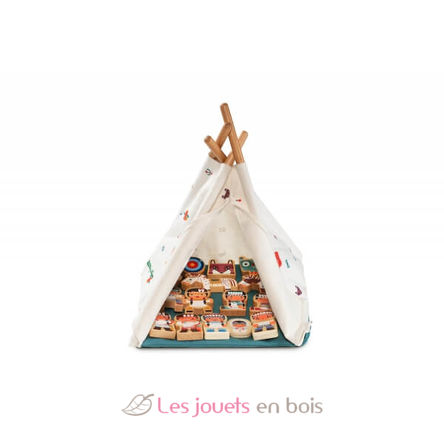 Le tipi et les indiens LL83146 Lilliputiens 10