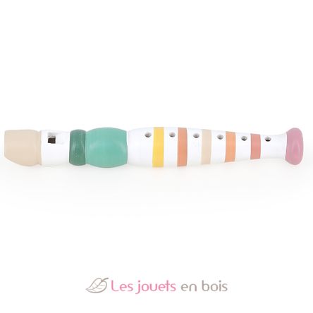Flûte rayée multicolore en bois V8316 Vilac 2