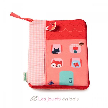 Housse carnet de santé Forêt LL83282 Lilliputiens 1