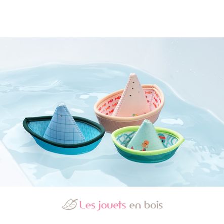 3 bateaux flottants Jungle LL83288 Lilliputiens 4