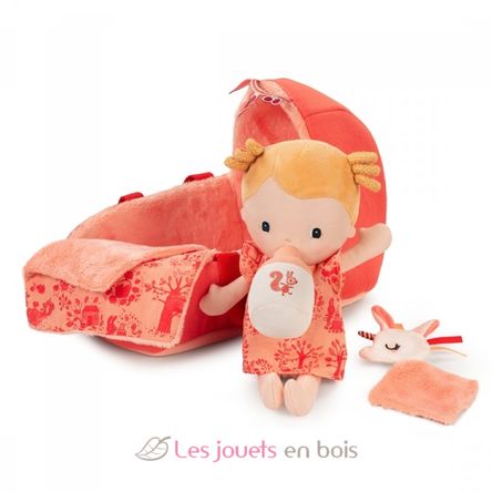 Poupée Lena et son couffin LI-83375 Lilliputiens 1