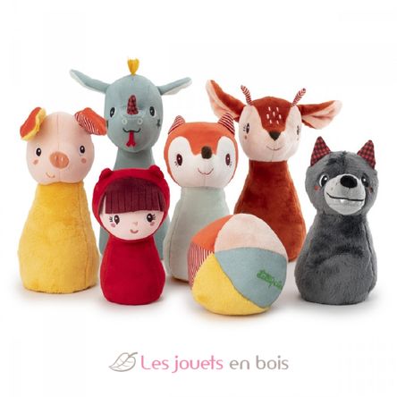 Mon premier jeu de quilles forêt LI-83465 Lilliputiens 1