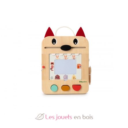 Ardoise magique Louis le loup LI-83473 Lilliputiens 10