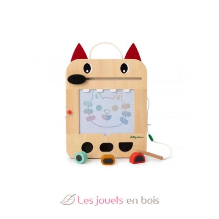 Ardoise magique Louis le loup LI-83473 Lilliputiens 9