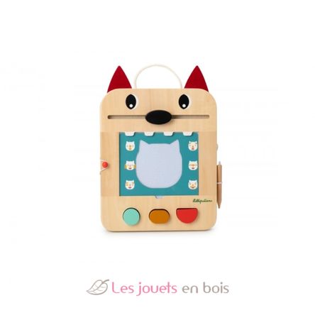 Ardoise magique Louis le loup LI-83473 Lilliputiens 7