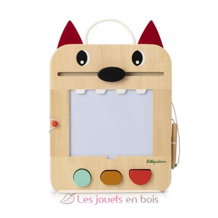 Ardoise magique Louis le loup LI-83473 Lilliputiens 1