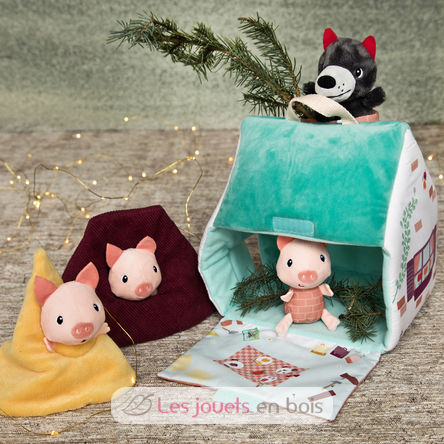 Maisons du loup et des 3 petits cochons LL83490 Lilliputiens 9
