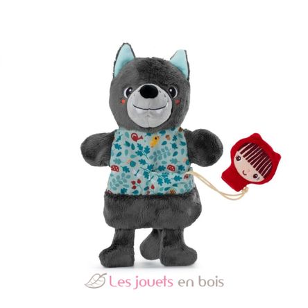 Marionnette à main Louis le loup LL-83517 Lilliputiens 2