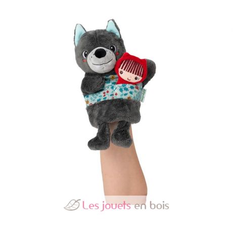 Marionnette à main Louis le loup LL-83517 Lilliputiens 3