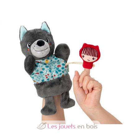 Marionnette à main Louis le loup LL-83517 Lilliputiens 4