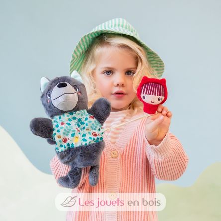 Marionnette à main Louis le loup LL-83517 Lilliputiens 6