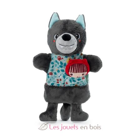 Marionnette à main Louis le loup LL-83517 Lilliputiens 1