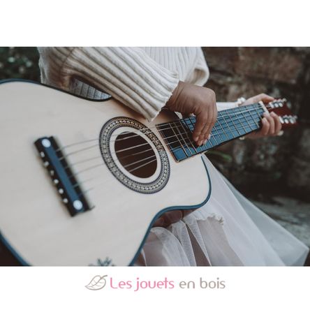 Guitare en bois naturel V8358 Vilac 7