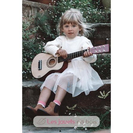 Guitare en bois naturel V8358 Vilac 4