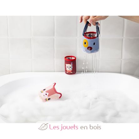 Gobelets de bain Jules le chien LI-83584 Lilliputiens 2