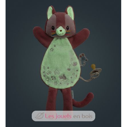 Doudou phosphorescent Jeanne le chat LI-83613 Lilliputiens 2