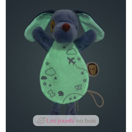 Doudou phosphorescent Jules le chien LI-83614 Lilliputiens 2