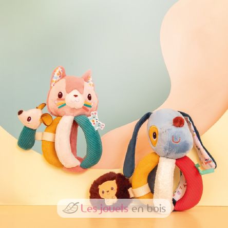 Hochet à poignées Jeanne le chat LI-83617 Lilliputiens 3