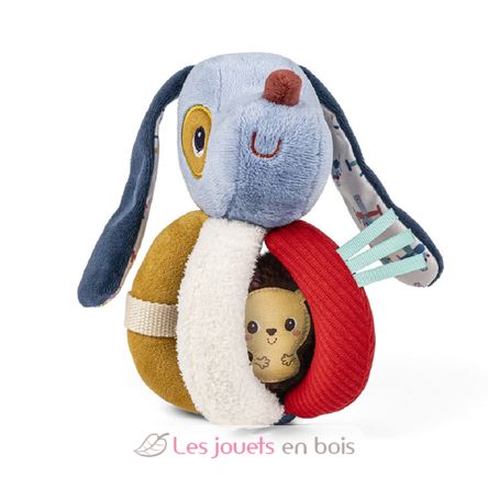 Hochet à poignées Jules le chien LI-83616 Lilliputiens 1