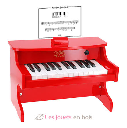 E-piano rouge V8372 Vilac 2
