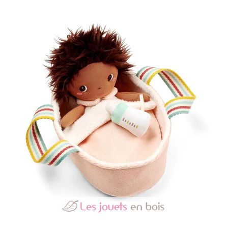 Poupée en tissu Misha et son couffin LL83723 Lilliputiens 1
