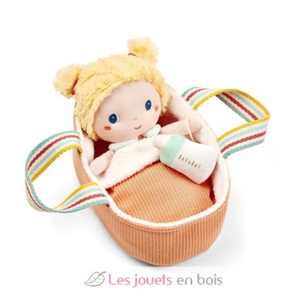 Poupée en tissu Méla et son couffin LL83724 Lilliputiens 1