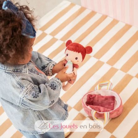 Poupée en tissu Mio et son couffin LL83725 Lilliputiens 2