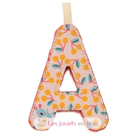 Lettre A rose phosphorescente LL83859 Lilliputiens 2