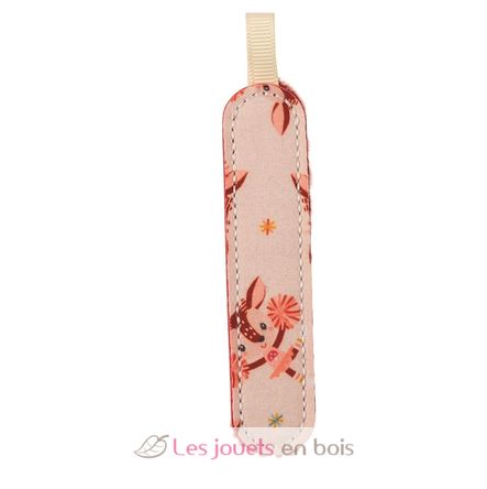 Lettre I rose phosphorescente LL83869 Lilliputiens 2