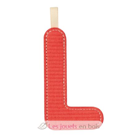 Lettre L rouge phosphorescente LL83873 Lilliputiens 1