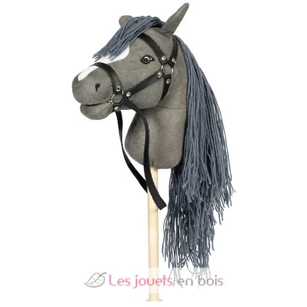 Tête de cheval à chevaucher gris - ByAstrup - Les jouets en bois