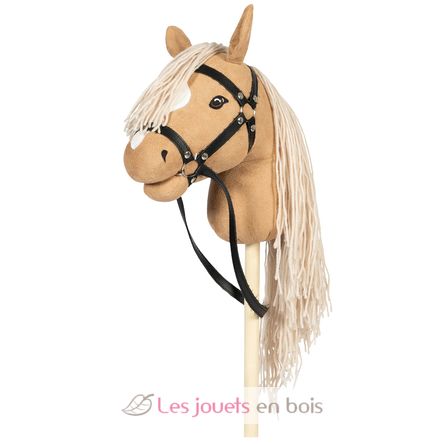 Tête de cheval blond à chevaucher