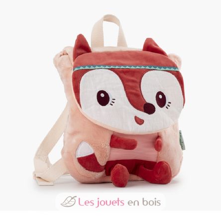 Sac à dos tout doux Alice la renarde LL84484 Lilliputiens 1