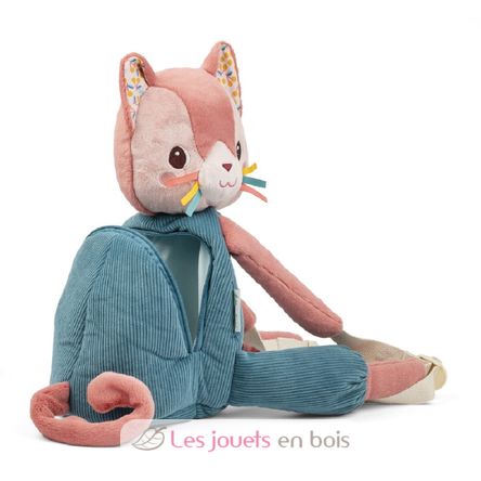 Sac à dos doux Jeanne le chat LI-84487 Lilliputiens 3
