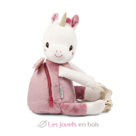 Sac à dos doux Lena la licorne LI-84488 Lilliputiens 1