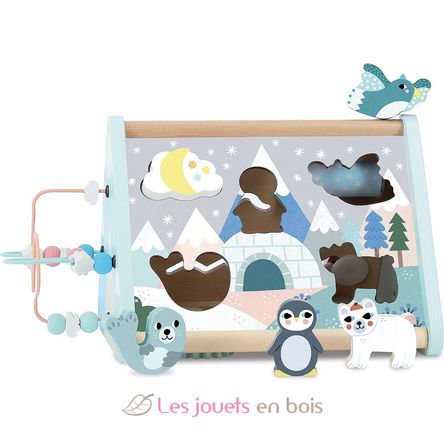 Jeu de peche magnetique michelle carlslund, jouets en bois