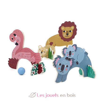 Croquet en bois animaux Petit Safari V8572 Vilac 3