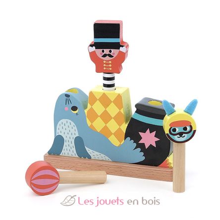Pop-up en bois Cirque V8573 Vilac 2