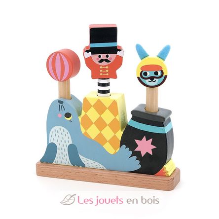 Pop-up en bois Cirque V8573 Vilac 3
