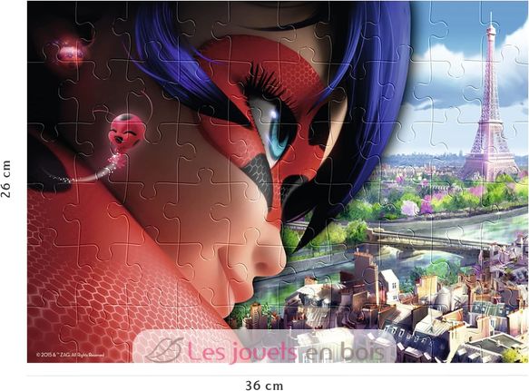 Puzzle Miraculous LadyBug 60 pièces N86181 Nathan 3