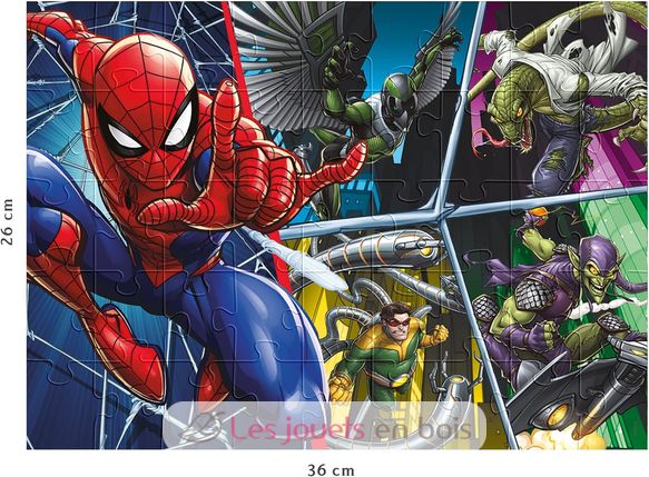 Puzzle Spiderman contre les méchants 45 pcs N86185 Nathan 4
