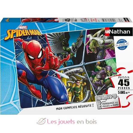 Puzzle Spiderman contre les méchants 45 pcs N86185 Nathan 1