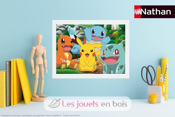 Puzzle Les Pokémon au parc 60 pcs N86187 Nathan 4