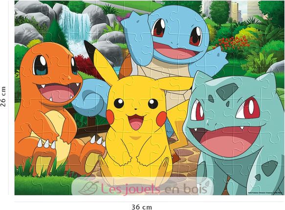 Puzzle Les Pokémon au parc 60 pcs N86187 Nathan 3