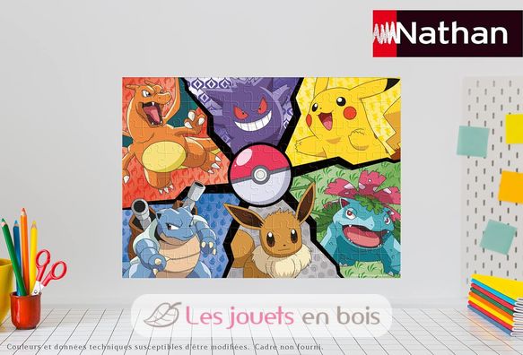 Puzzle Pikachu, Evoli et compagnie 100 pcs N86188 Nathan 4