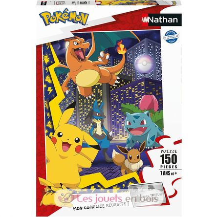 Puzzle La ville des Pokémon 150 pcs N86189 Nathan 1