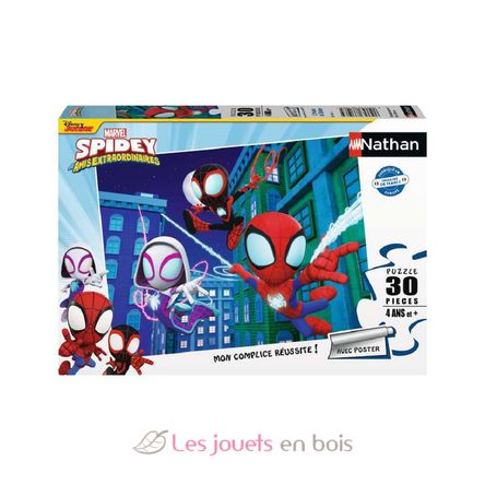 Puzzle L'équipe de Spidey 30 pcs NA86196 Nathan 1