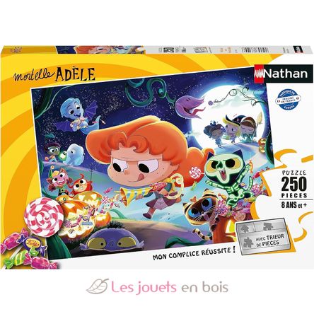 Puzzle Halloween Mortelle Adèle 250 pcs N86199 Nathan 1